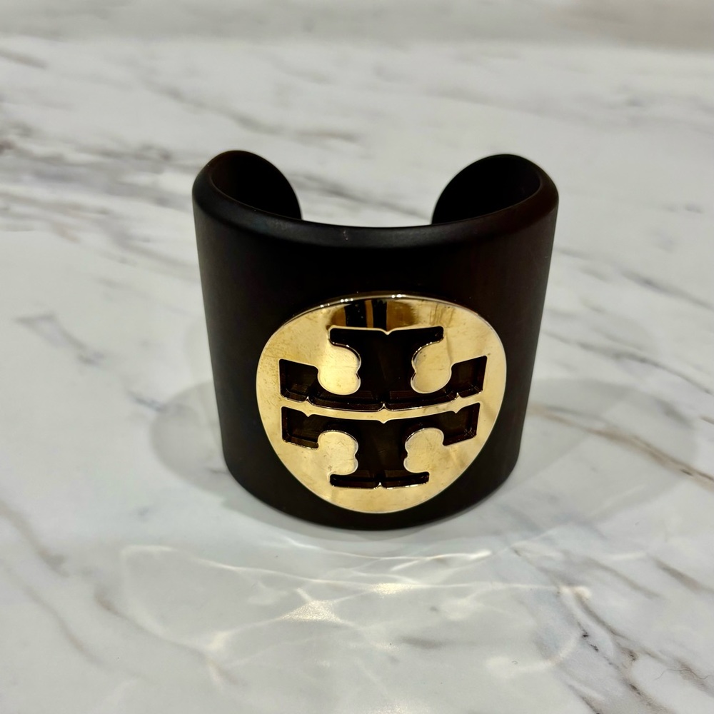 Tory Burch Brown Wooden with Gold Logo